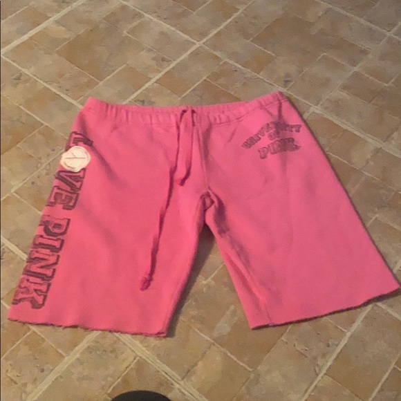 PINK Victoria's Secret Pants - Victoria’s Secret pink sweatpants shorts!